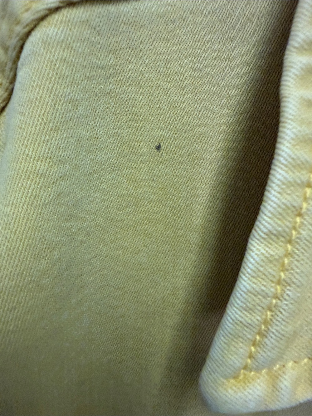 Liverpool Yellow Denim Jacket with Button Front - Picture 3 of 4